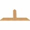 Ekena Millwork Portland Timber Gable Bracket, Western Red Cedar, 48"W x 26"H x 1 1/2"D x 5 1/2"F, 13/12 Pitch GBW048X26X0206POR00SWR - alternate 4